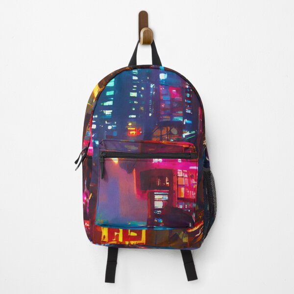 Item preview, Cyberpunk Cityscape designed and sold by AM FineArtPrints.