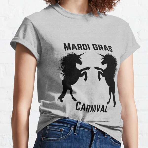 unicorn mardi gras shirt