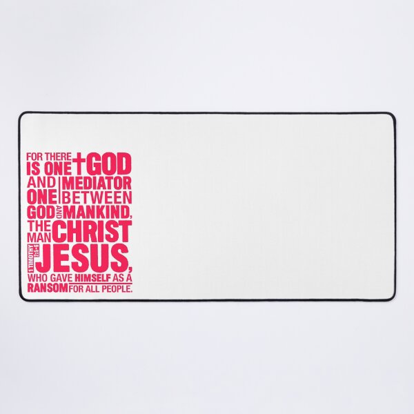 Item preview, 1 Timothy 2:5-6 The Man Christ Jesus designed and sold by plushism.