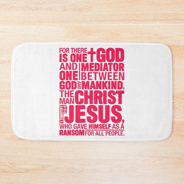 Item preview, 1 Timothy 2:5-6 The Man Christ Jesus designed and sold by plushism.