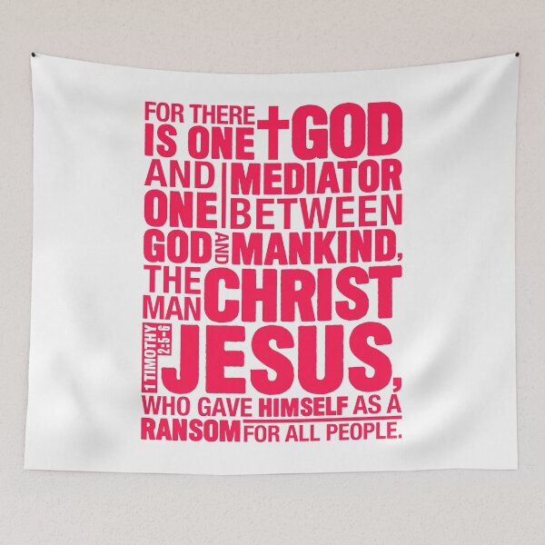Item preview, 1 Timothy 2:5-6 The Man Christ Jesus designed and sold by plushism.