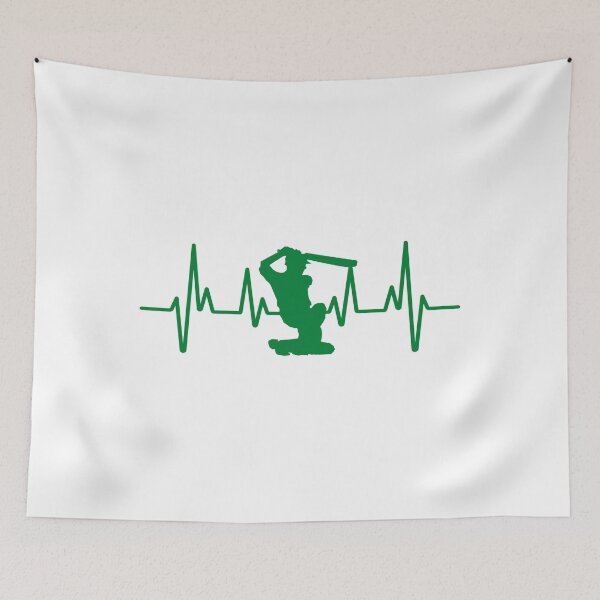 Item preview, Cricket Player, Cricket Heartbeat, Cricket bat Gift Essential designed and sold by Tomsthreadz.