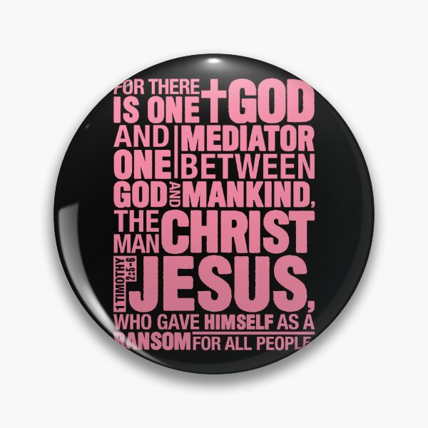 Item preview, 1 Timothy 2:5-6 The Man Christ Jesus designed and sold by plushism.
