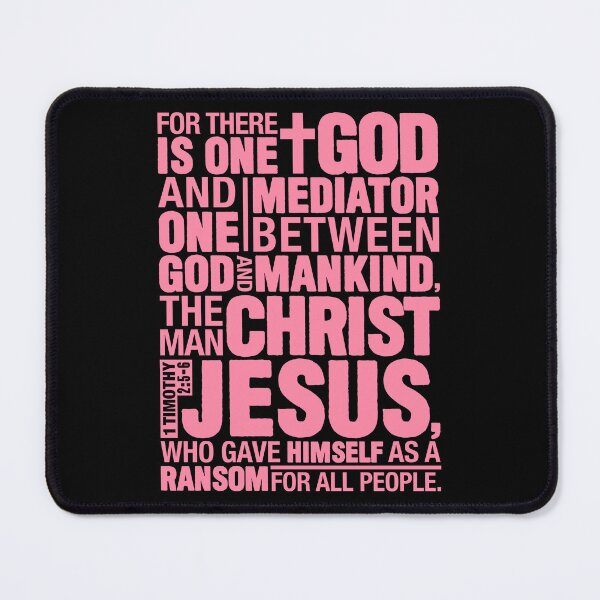 Item preview, 1 Timothy 2:5-6 The Man Christ Jesus designed and sold by plushism.