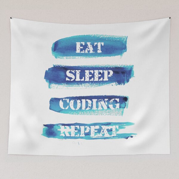 Item preview, Eat, Sleep, Coding, Repeat designed and sold by kash1mera.