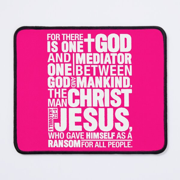 Item preview, 1 Timothy 2:5-6 The Man Christ Jesus designed and sold by plushism.