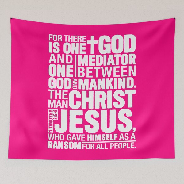 Item preview, 1 Timothy 2:5-6 The Man Christ Jesus designed and sold by plushism.