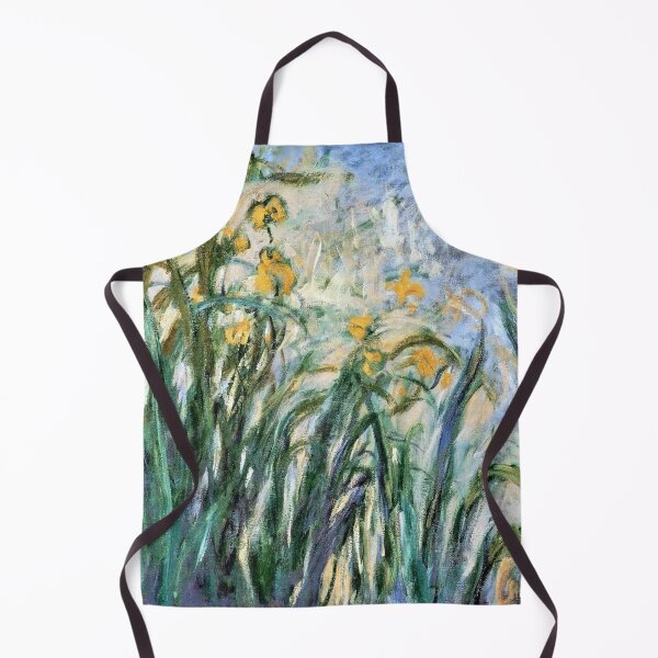 Item preview, Claude Monet's Yellow Irises and Malva designed and sold by mosfunky.
