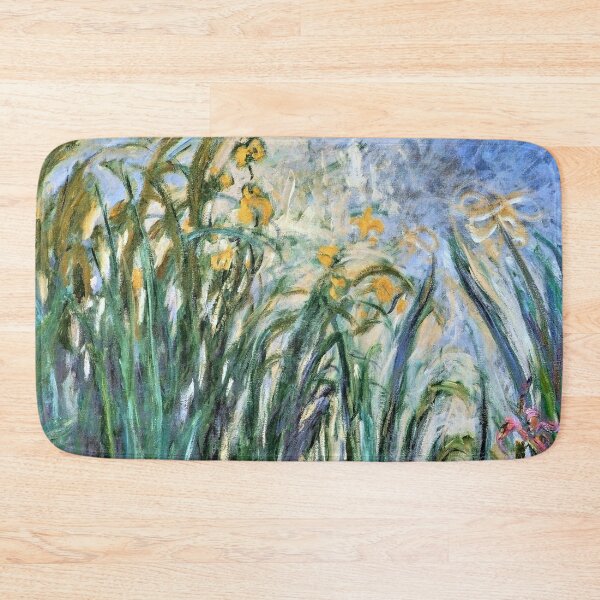 Item preview, Claude Monet's Yellow Irises and Malva designed and sold by mosfunky.