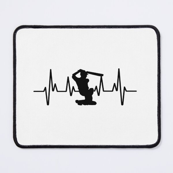 Item preview, Cricket Player, Cricket Heartbeat, Cricket bat Gift Essential designed and sold by Tomsthreadz.