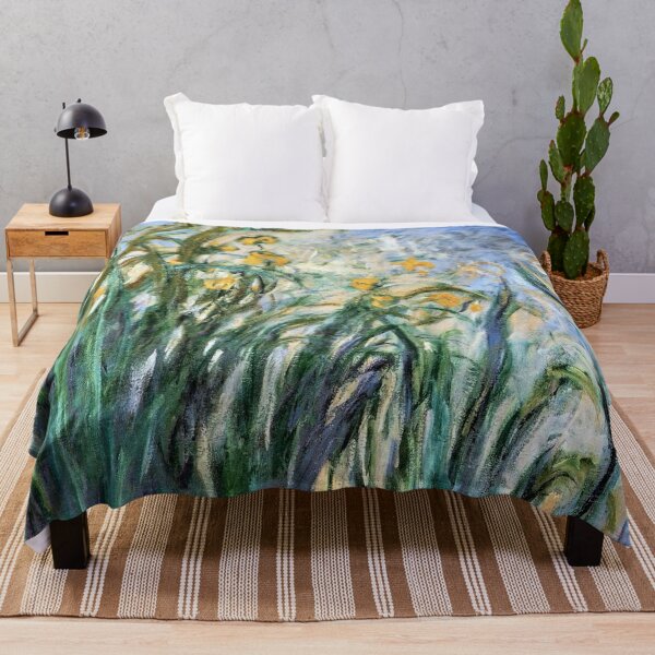 Item preview, Claude Monet's Yellow Irises and Malva designed and sold by mosfunky.