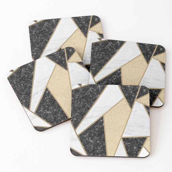 Item preview, Marble Mosaic - Marble Coasters: College Ruled Marble for School designed and sold by SimoCompany.