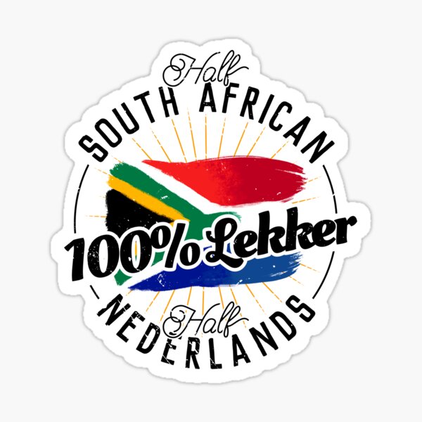 South African Dutchie Half South African Half Nederlands 100 Lekker