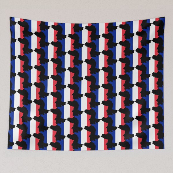 Item preview, France Map with Flag designed and sold by LordAudes.