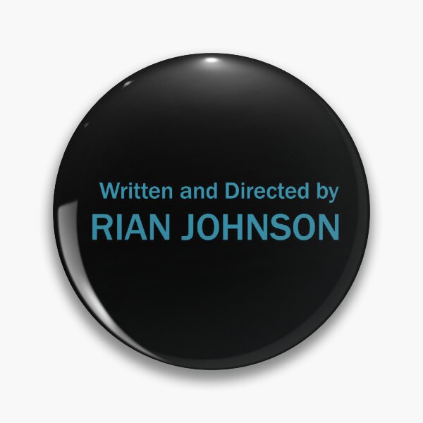 Item preview, Written and Directed by Rian Johnson designed and sold by Hayley Makes Things.