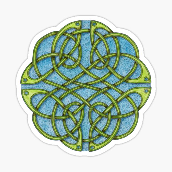 Celtic Full Lunette - colour Sticker