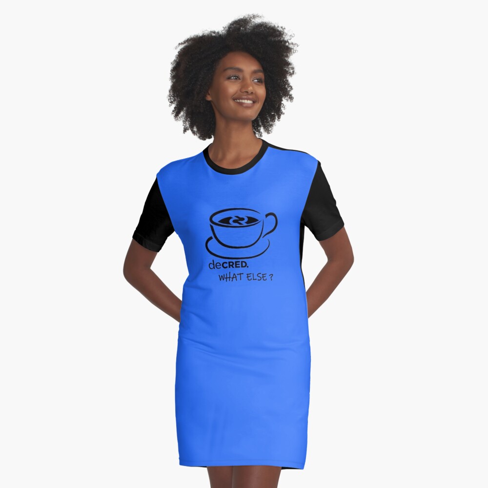 Item preview, Graphic T-Shirt Dress designed and sold by OfficialCryptos.