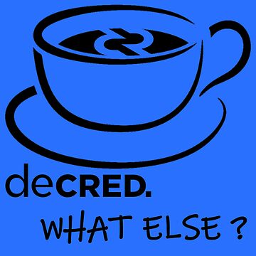 Artwork thumbnail, Decred. what else? - DCR Blue © v2 (Design timestamped by https://timestamp.decred.org/) by OfficialCryptos