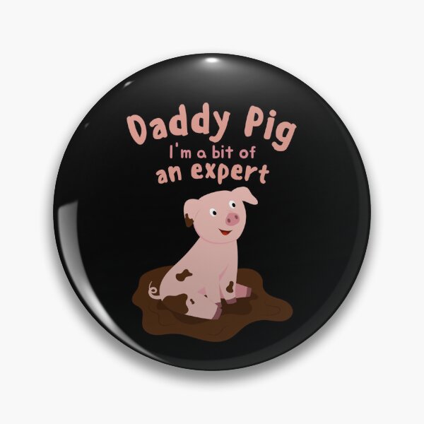 Artikelvorschau, Daddy Pig bin ein bisschen ein Experte für lustige und süße Charaktere. entworfen und verkauft von RovanMoonLight.