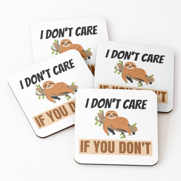 Item preview, I don't care if you don't dark font designed and sold by NerdnGeekshop.
