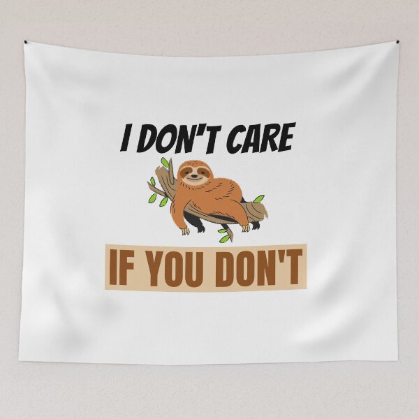 Item preview, I don't care if you don't dark font designed and sold by NerdnGeekshop.