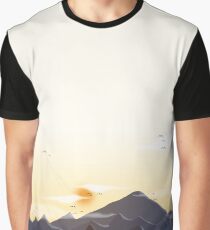 Sunset Vector Graphic T-Shirt