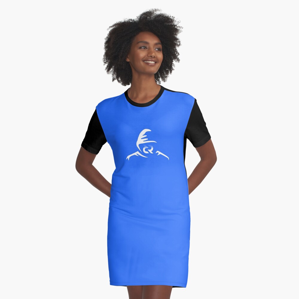 Item preview, Graphic T-Shirt Dress designed and sold by OfficialCryptos.