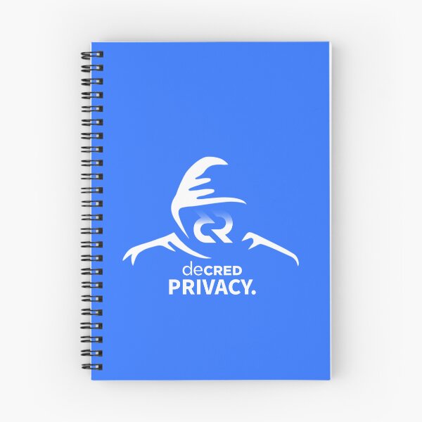 Item preview, Decred privacy - DCR Blue © v1 (Design timestamped by https://timestamp.decred.org/) designed and sold by OfficialCryptos.