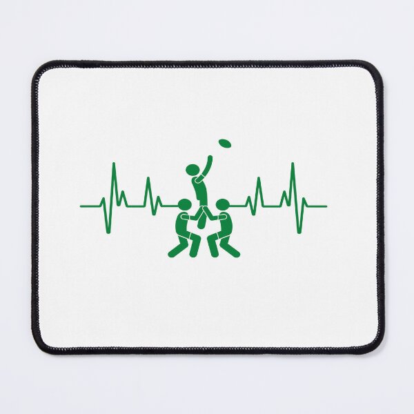 Item preview, Rugby Player, Rugby Heartbeat, Rugby lineout Gift Essential designed and sold by Tomsthreadz.