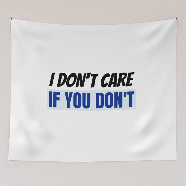 Item preview, I don't care if you don't dark font designed and sold by NerdnGeekshop.