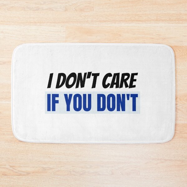 Item preview, I don't care if you don't dark font designed and sold by NerdnGeekshop.