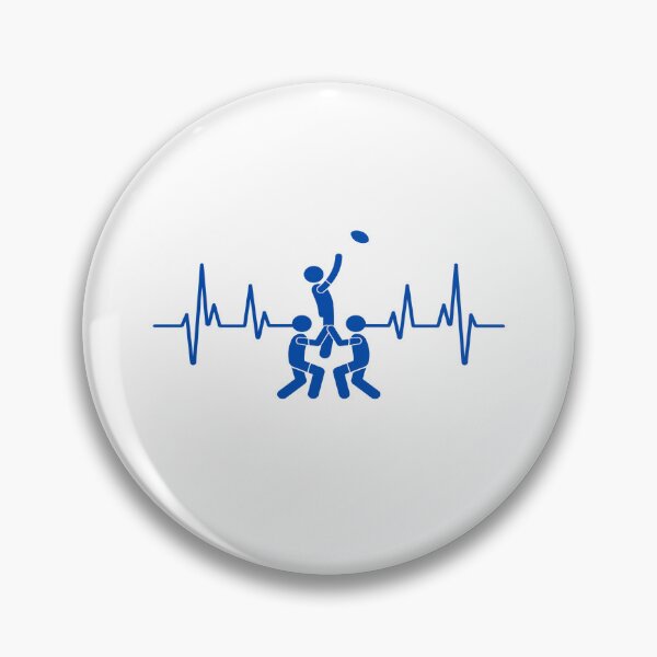 Item preview, Rugby Player, Rugby Heartbeat, Rugby lineout Gift Essential designed and sold by Tomsthreadz.