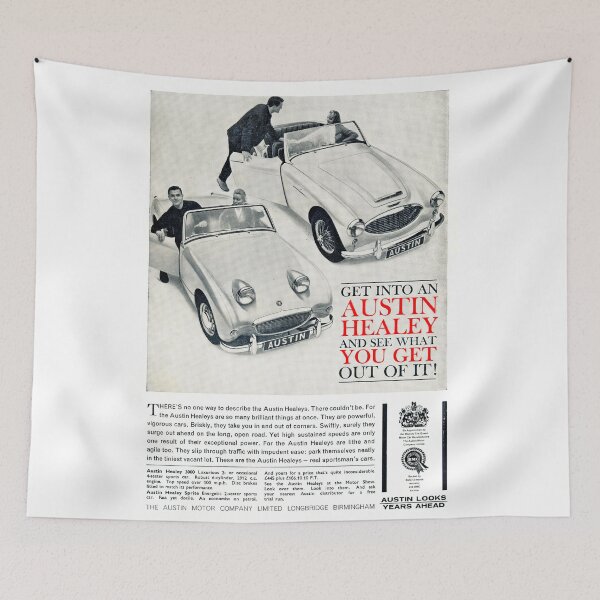 Item preview, Vintage Austin Healey advert designed and sold by Random Railways.