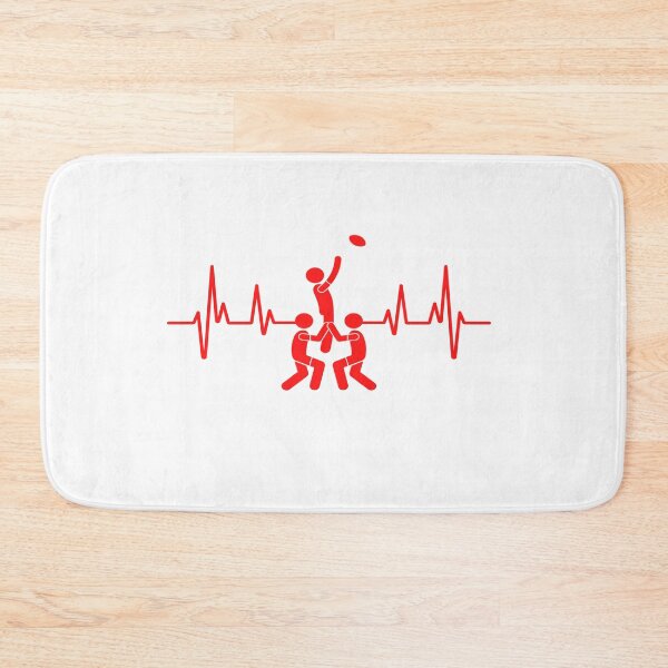 Item preview, Rugby Player, Rugby Heartbeat, Rugby lineout Gift Essential designed and sold by Tomsthreadz.