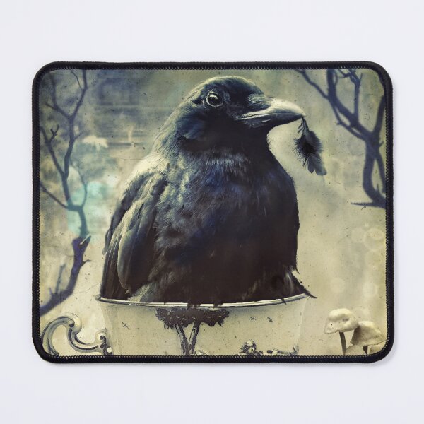 Item preview, Gifts From Time - Raven in Tea Cup designed and sold by HaggisVitae.