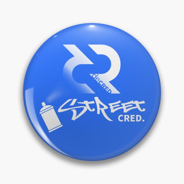 Item preview, Street Cred - DCR Blue © v1 (Design timestamped by https://timestamp.decred.org/) designed and sold by OfficialCryptos.