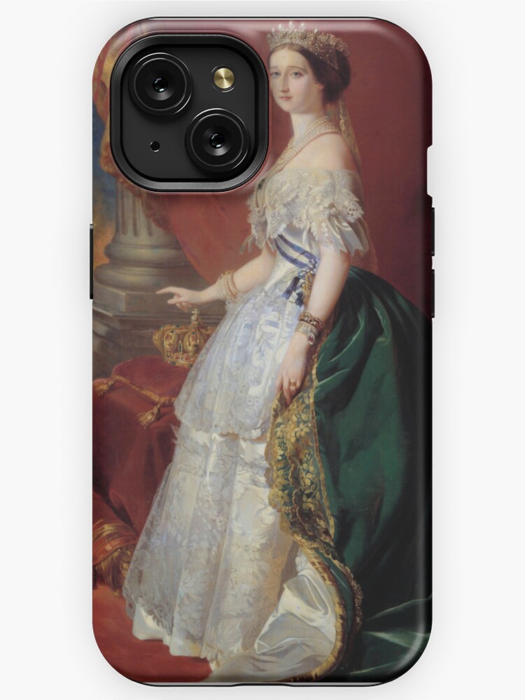 Portrait of Empress Eugenie by Shower Curtain by Franz Xaver