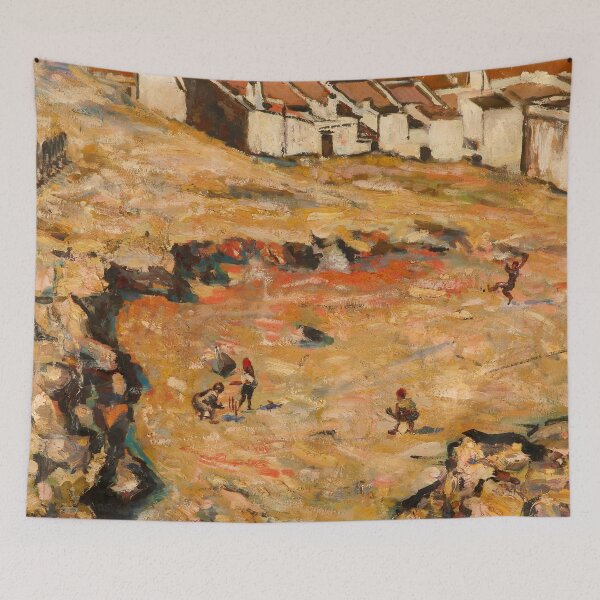 Item preview, The Cricket Match (Malay Quarter) by Harry Caldecott (1924) designed and sold by allhistory.