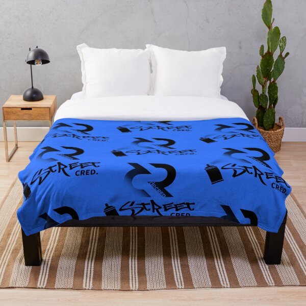 Aperçu de l'œuvre Street Cred - DCR Blue © v2 (Design timestamped by https://timestamp.decred.org/) créée et vendue par OfficialCryptos.