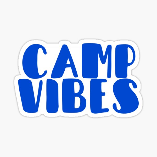 Vista previa del artículo con la obra «VIBES DE CAMPAMENTO», diseñado y vendido por MadEDesigns.