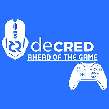 Artwork thumbnail, Decred ahead of the game - DCR Blue © v1 (Design timestamped by https://timestamp.decred.org/) by OfficialCryptos