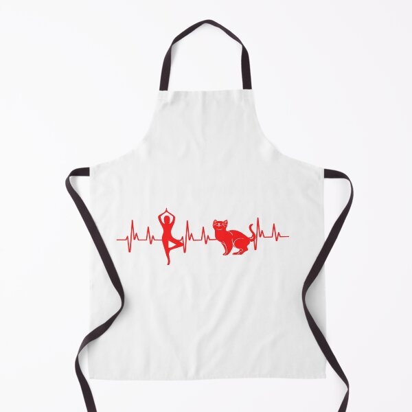 Item preview, All I need is yoga and my cat - Heartbeat Gift Essential designed and sold by Tomsthreadz.