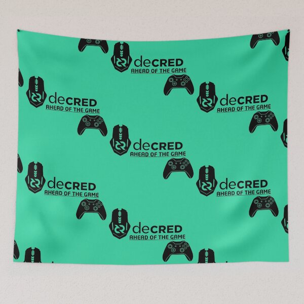 Item preview, Decred ahead of the game - DCR Turquoise © v2 (Design timestamped by https://timestamp.decred.org/) designed and sold by OfficialCryptos.