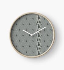 Diamond pyramid pattern Clock
