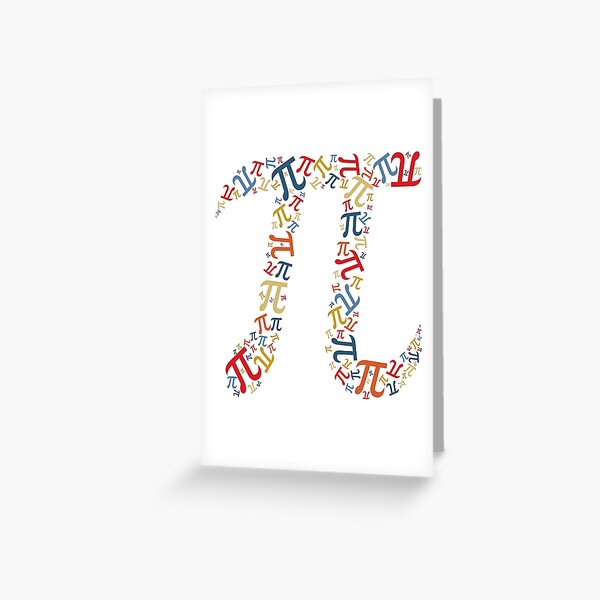 "Pi Day 2023 Celebration Vintage Pi Symbol 3.14" Greeting Card for Sale