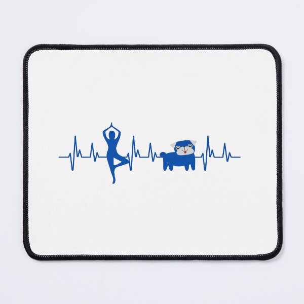 Item preview, All I need is yoga and my dog - Heartbeat Gift Essential designed and sold by Tomsthreadz.