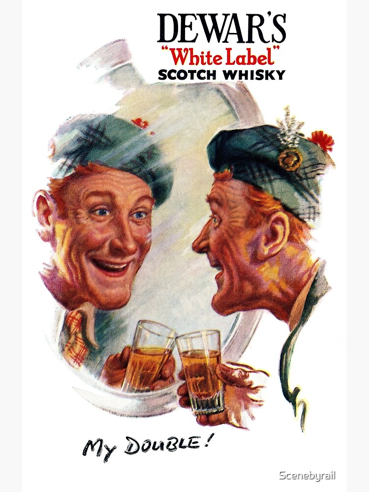 Пару постеров старой рекламы алкоголя. Шотландский виски Dewar’s История,Алкоголь,Крепкие напитки,Реклама