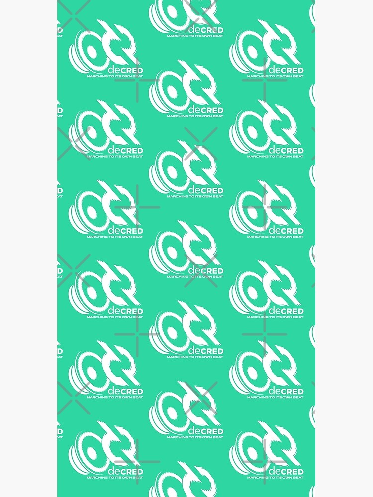 Thumbnail 3 of 3, Duffle Bag, Decred Beat - DCR Turquoise © v1 (Design timestamped by https://timestamp.decred.org/) designed and sold by OfficialCryptos.