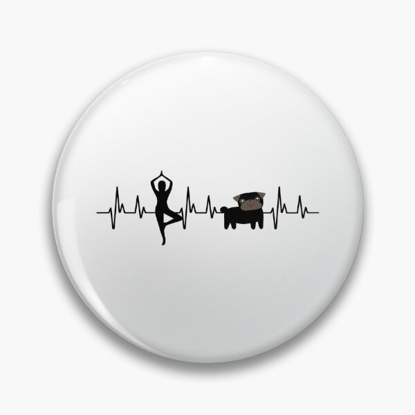Item preview, All I need is yoga and my dog - Heartbeat Gift Essential designed and sold by Tomsthreadz.