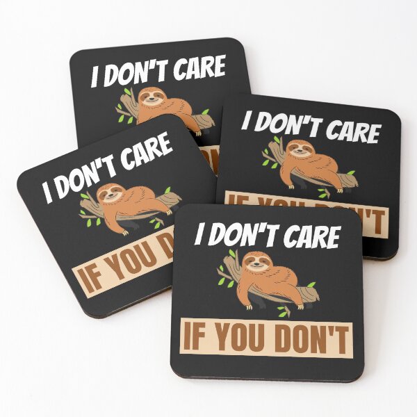 Item preview, I don't care if you don't white font designed and sold by NerdnGeekshop.
